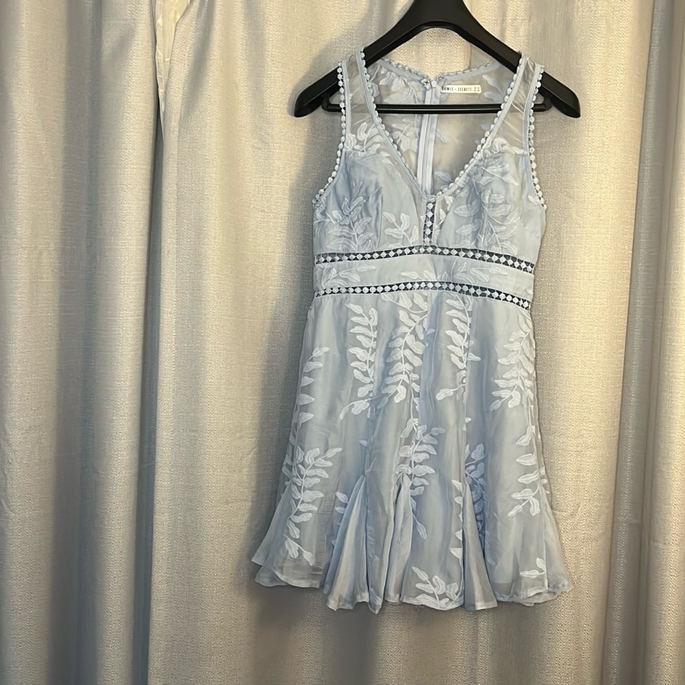Selfie Leslie Dress Blue Medium